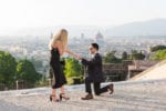 A Surprise Marriage Proposal in Florence at Piazzale Michelangelo