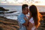 Proposal at Lanai Lookout in Oahu