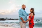 A Golden Hour Maui Proposal Photoshoot