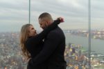 Moody Grey Skies Proposal in NYC at THE EDGE