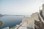 Private Balcony Proposal in Santorini