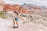 A Surprise Marriage Proposal on a Hike in Las Vegas