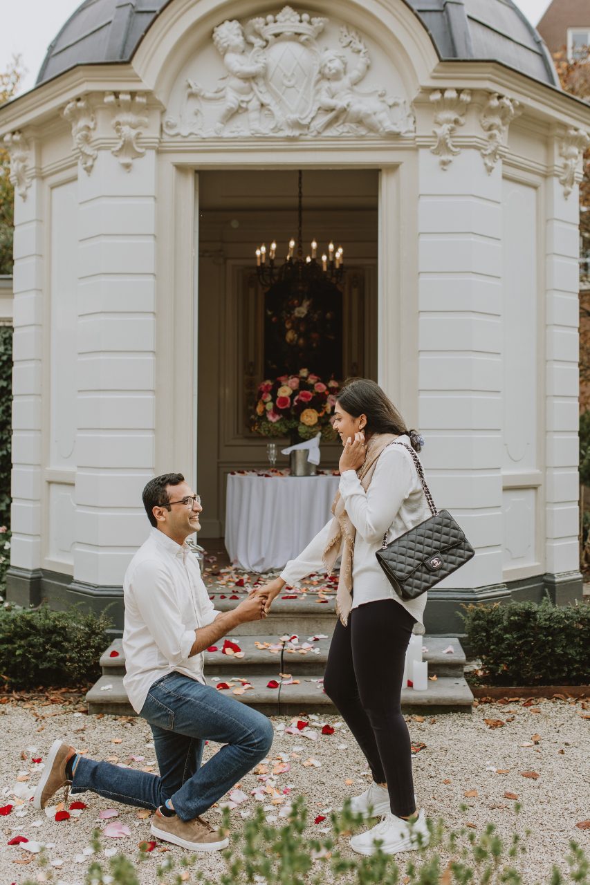 hire a proposal photograhper in Amsterdam